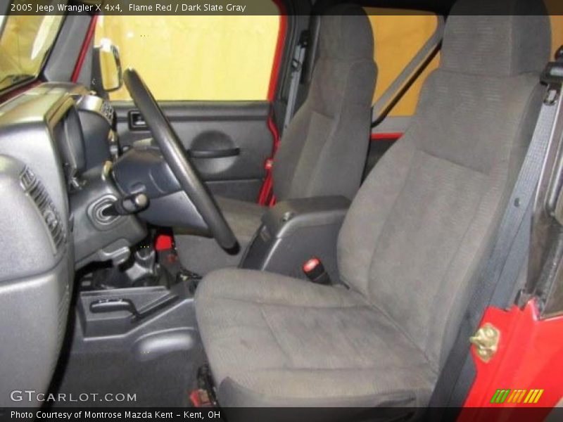 Flame Red / Dark Slate Gray 2005 Jeep Wrangler X 4x4