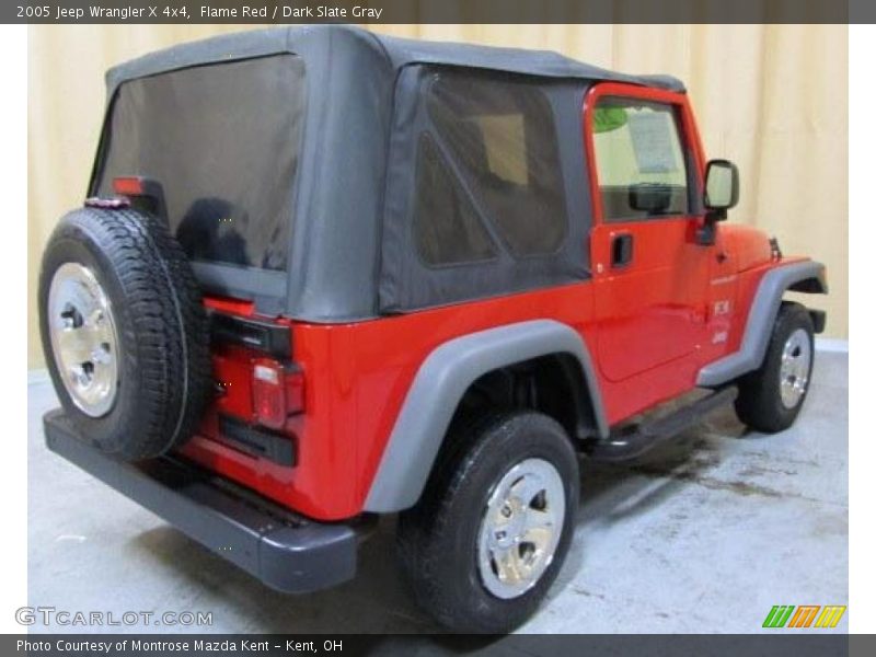 Flame Red / Dark Slate Gray 2005 Jeep Wrangler X 4x4