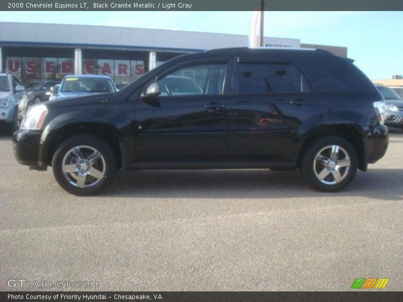 Black Granite Metallic / Light Gray 2008 Chevrolet Equinox LT