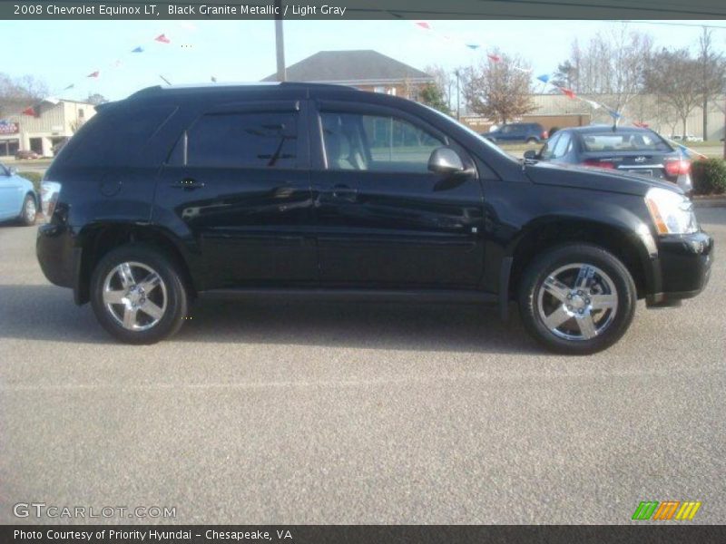 Black Granite Metallic / Light Gray 2008 Chevrolet Equinox LT