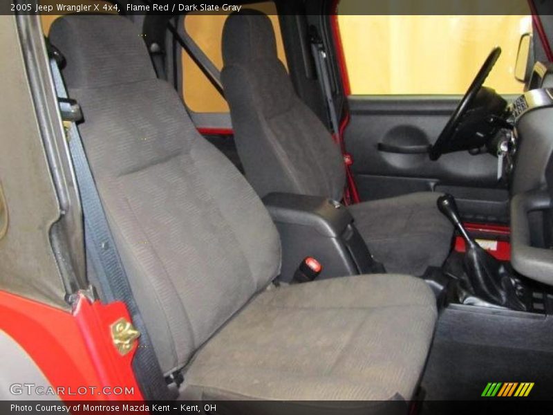 Flame Red / Dark Slate Gray 2005 Jeep Wrangler X 4x4