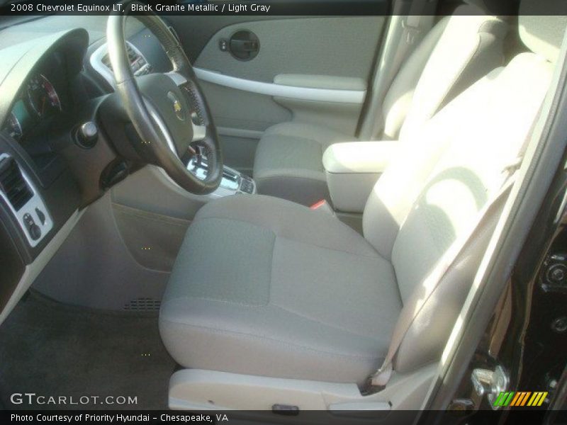 Black Granite Metallic / Light Gray 2008 Chevrolet Equinox LT