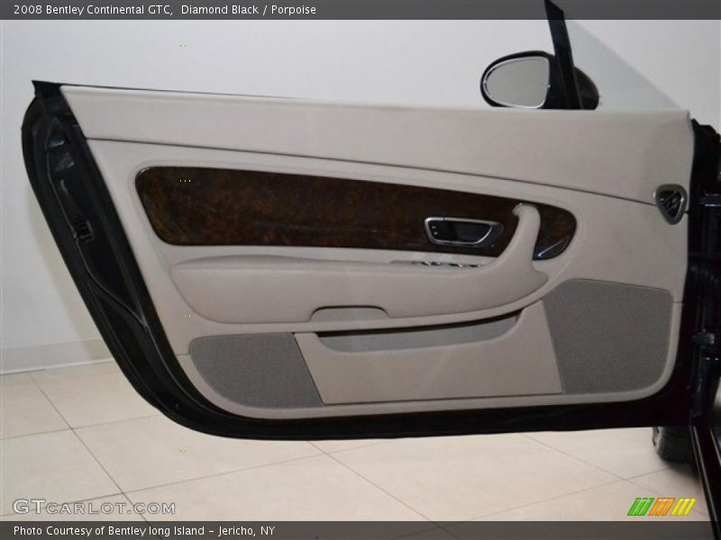 Diamond Black / Porpoise 2008 Bentley Continental GTC