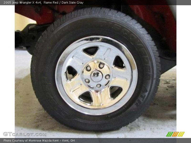 Flame Red / Dark Slate Gray 2005 Jeep Wrangler X 4x4