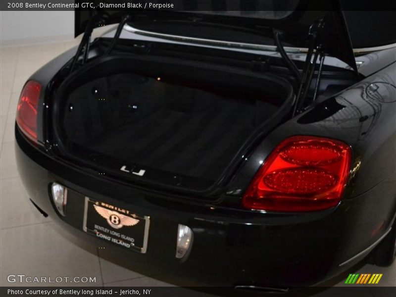 Diamond Black / Porpoise 2008 Bentley Continental GTC