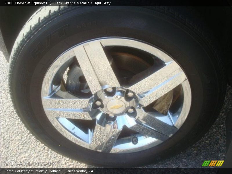 Black Granite Metallic / Light Gray 2008 Chevrolet Equinox LT