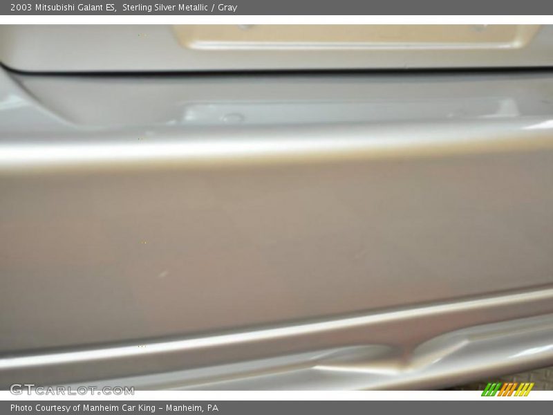 Sterling Silver Metallic / Gray 2003 Mitsubishi Galant ES