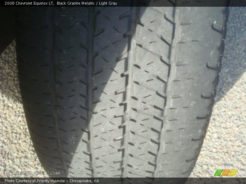 Black Granite Metallic / Light Gray 2008 Chevrolet Equinox LT