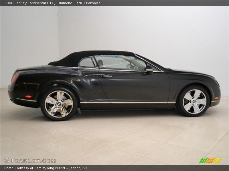 Diamond Black / Porpoise 2008 Bentley Continental GTC