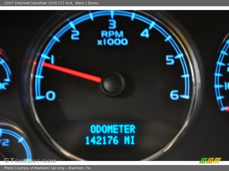 Black / Ebony 2007 Chevrolet Suburban 1500 LTZ 4x4