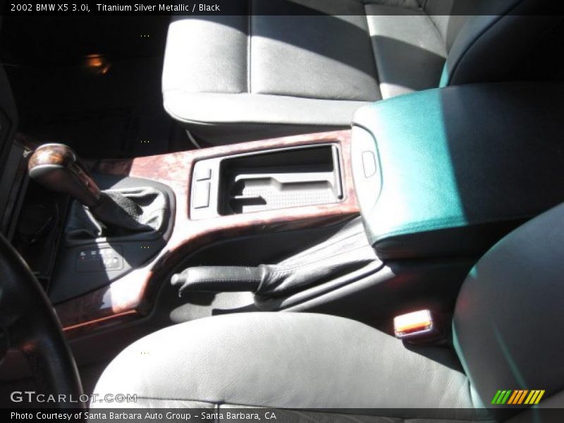 Titanium Silver Metallic / Black 2002 BMW X5 3.0i