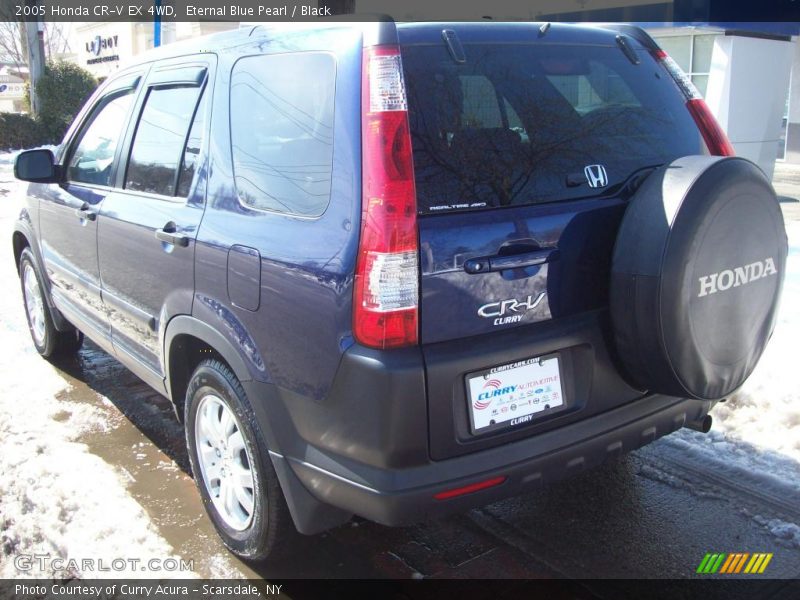 Eternal Blue Pearl / Black 2005 Honda CR-V EX 4WD