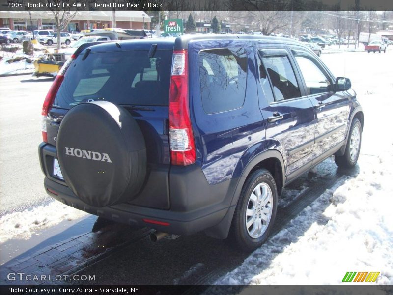 Eternal Blue Pearl / Black 2005 Honda CR-V EX 4WD