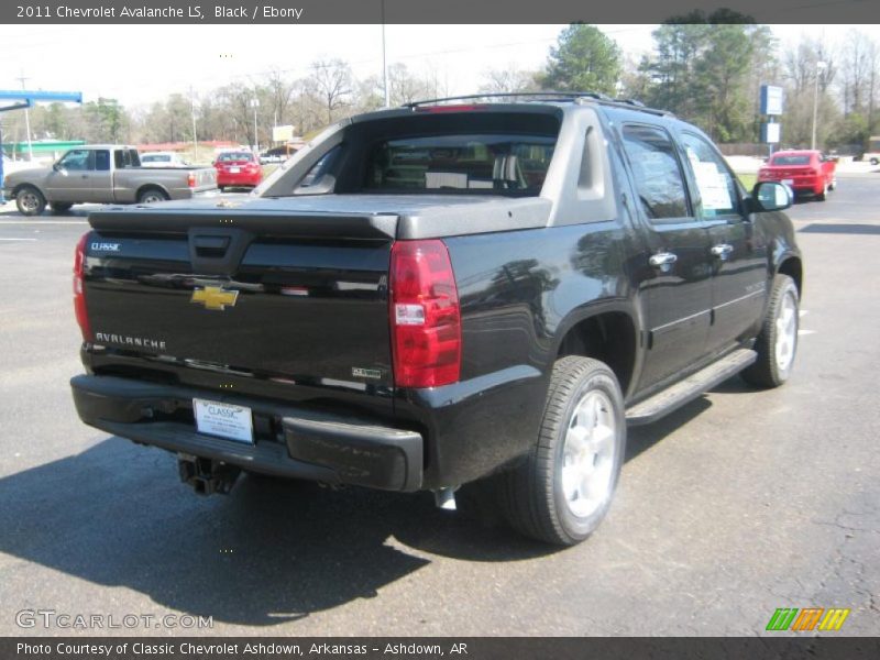Black / Ebony 2011 Chevrolet Avalanche LS