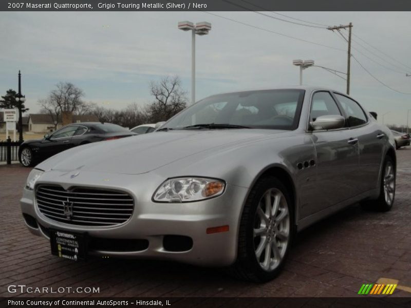 Grigio Touring Metallic (Silver) / Nero 2007 Maserati Quattroporte