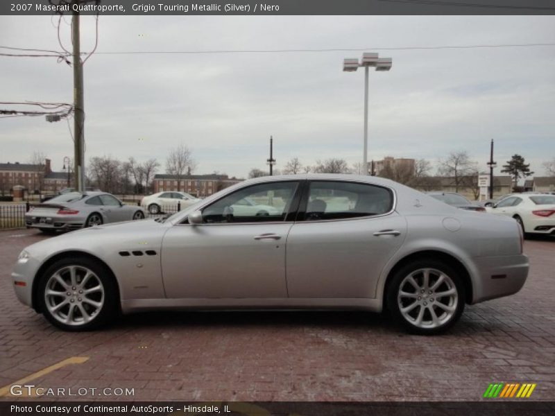Grigio Touring Metallic (Silver) / Nero 2007 Maserati Quattroporte