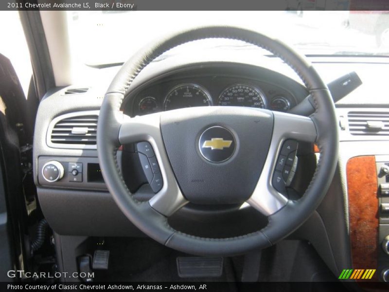 Black / Ebony 2011 Chevrolet Avalanche LS