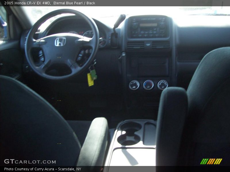 Eternal Blue Pearl / Black 2005 Honda CR-V EX 4WD