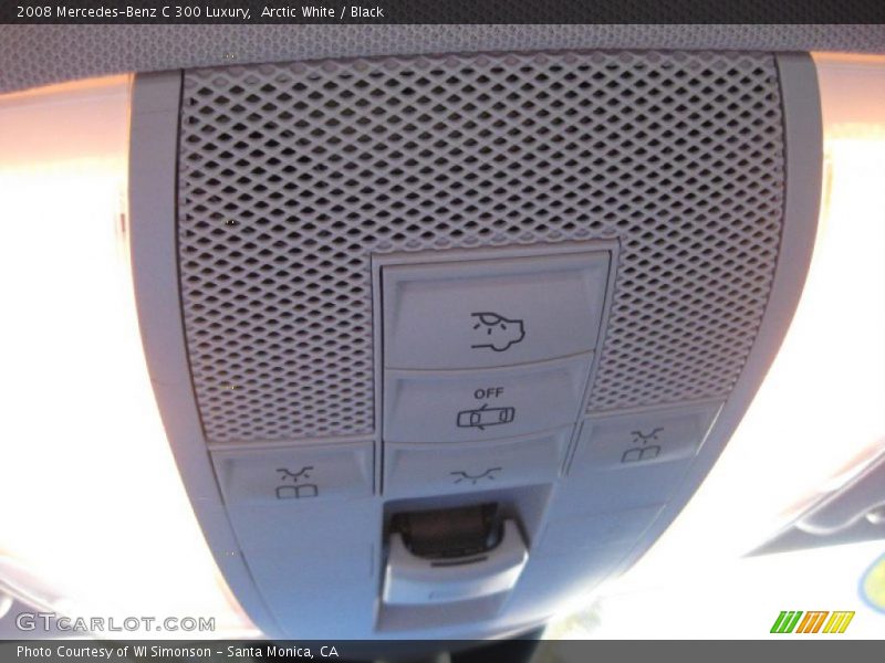 Arctic White / Black 2008 Mercedes-Benz C 300 Luxury