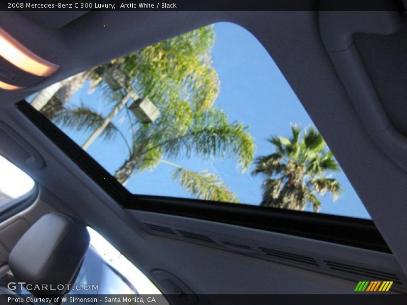 Arctic White / Black 2008 Mercedes-Benz C 300 Luxury