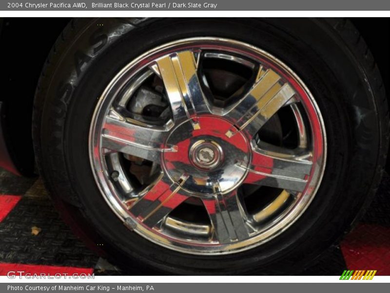 Brilliant Black Crystal Pearl / Dark Slate Gray 2004 Chrysler Pacifica AWD