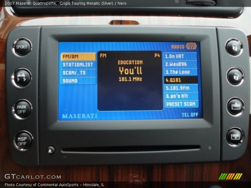 Controls of 2007 Quattroporte 