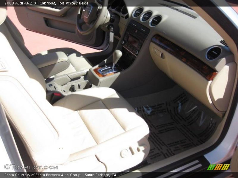 Ibis White / Beige 2008 Audi A4 2.0T Cabriolet
