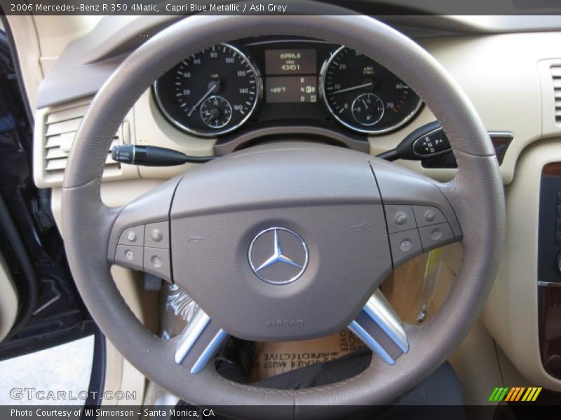 Capri Blue Metallic / Ash Grey 2006 Mercedes-Benz R 350 4Matic