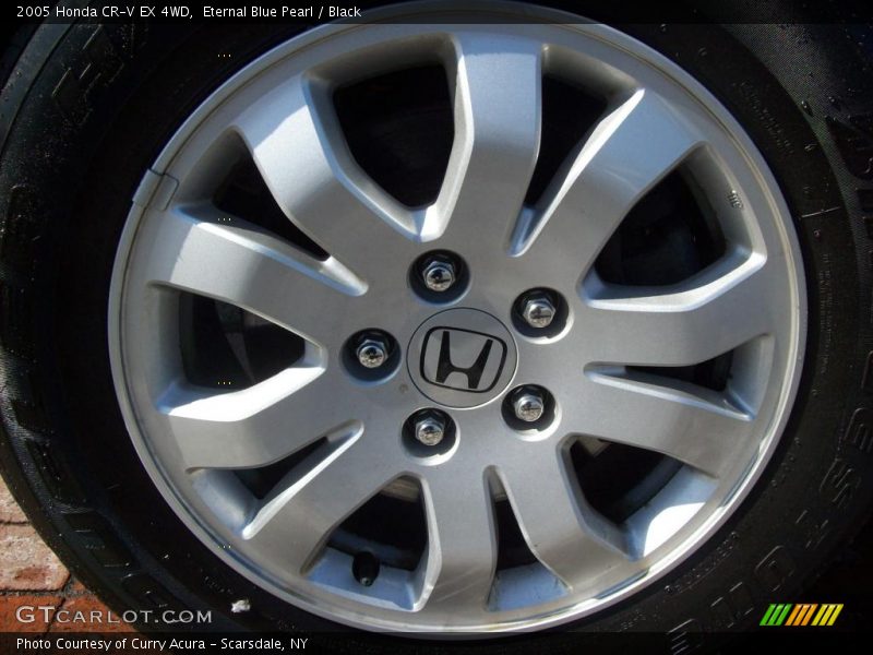 Eternal Blue Pearl / Black 2005 Honda CR-V EX 4WD