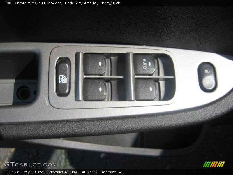 Dark Gray Metallic / Ebony/Brick 2009 Chevrolet Malibu LTZ Sedan