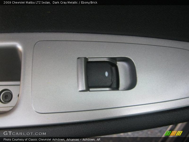 Dark Gray Metallic / Ebony/Brick 2009 Chevrolet Malibu LTZ Sedan