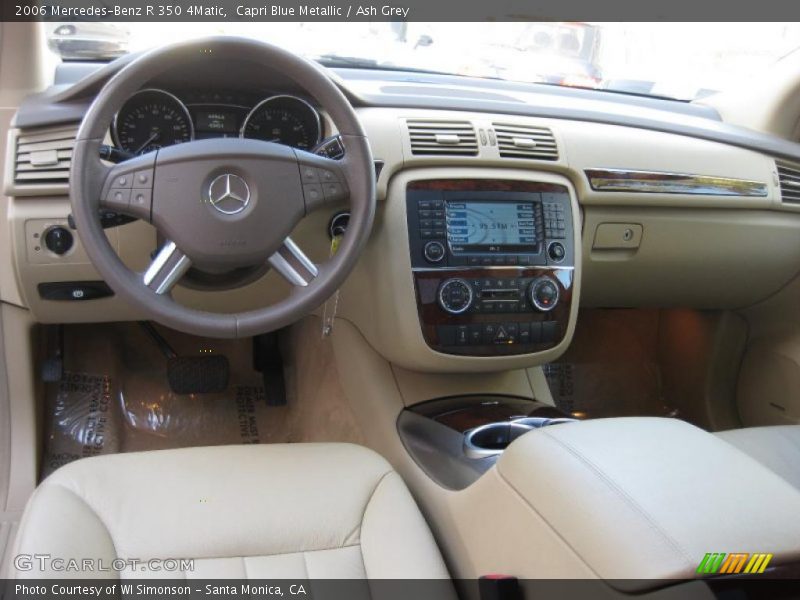 Capri Blue Metallic / Ash Grey 2006 Mercedes-Benz R 350 4Matic