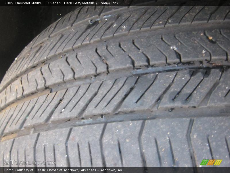 Dark Gray Metallic / Ebony/Brick 2009 Chevrolet Malibu LTZ Sedan