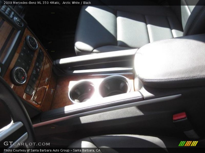 Arctic White / Black 2009 Mercedes-Benz ML 350 4Matic