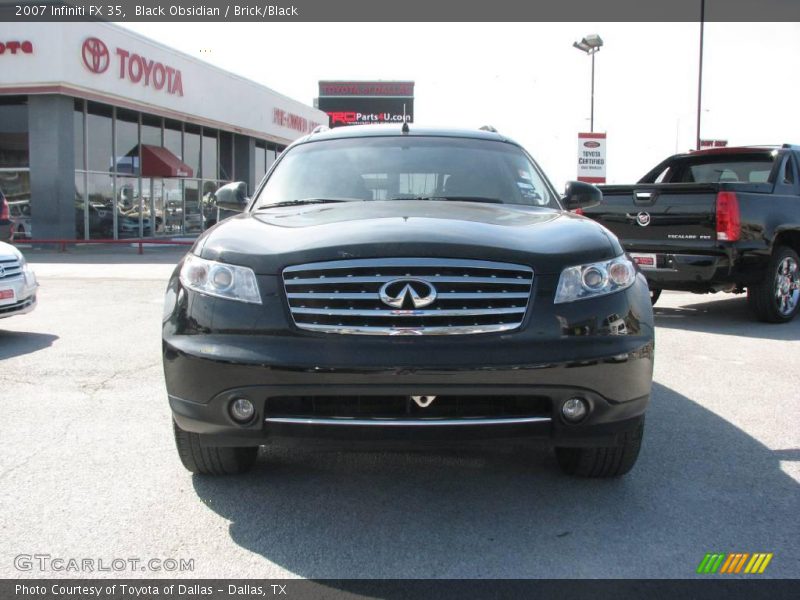 Black Obsidian / Brick/Black 2007 Infiniti FX 35