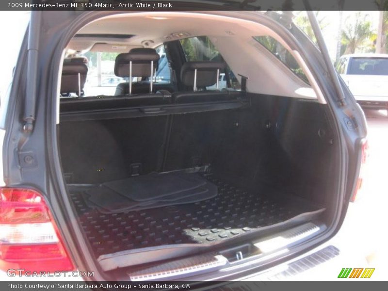 Arctic White / Black 2009 Mercedes-Benz ML 350 4Matic