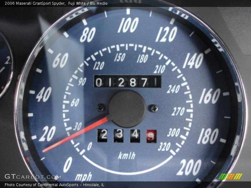 Fuji White / Blu Medio 2006 Maserati GranSport Spyder