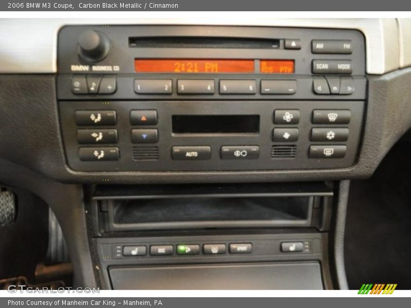 Controls of 2006 M3 Coupe