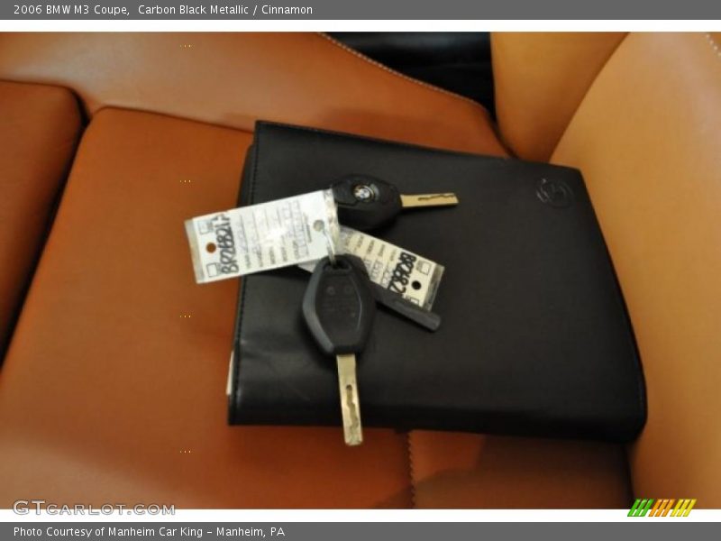 Carbon Black Metallic / Cinnamon 2006 BMW M3 Coupe