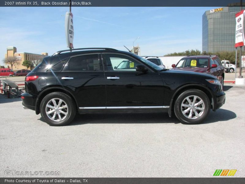 Black Obsidian / Brick/Black 2007 Infiniti FX 35