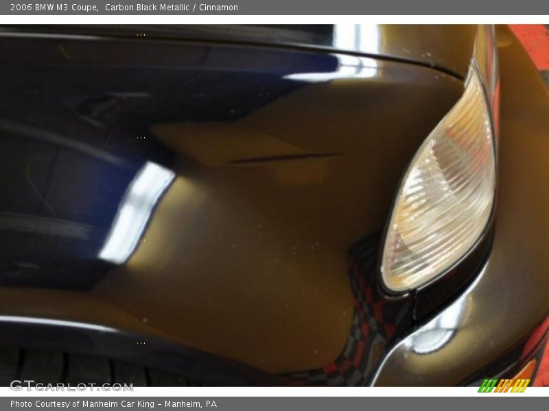 Carbon Black Metallic / Cinnamon 2006 BMW M3 Coupe