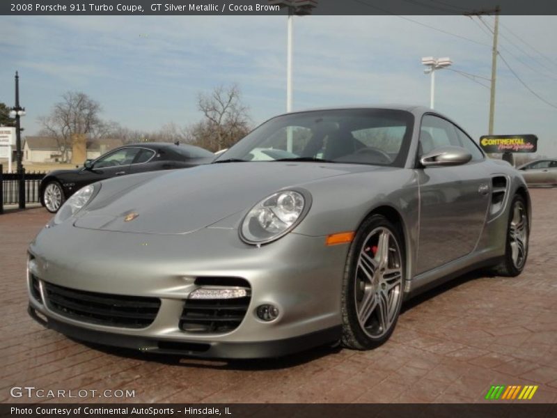 Front 3/4 View of 2008 911 Turbo Coupe
