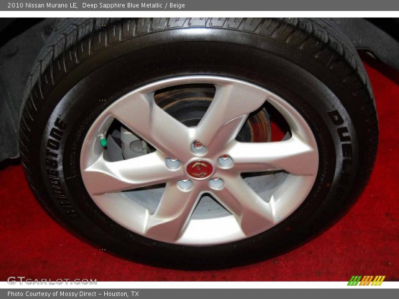 Deep Sapphire Blue Metallic / Beige 2010 Nissan Murano LE