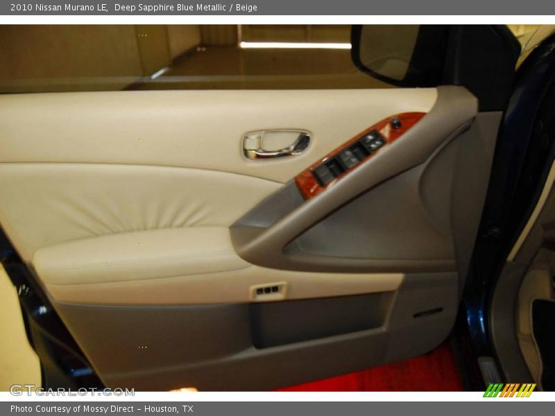 Deep Sapphire Blue Metallic / Beige 2010 Nissan Murano LE