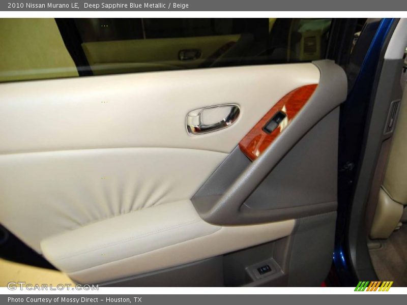 Deep Sapphire Blue Metallic / Beige 2010 Nissan Murano LE