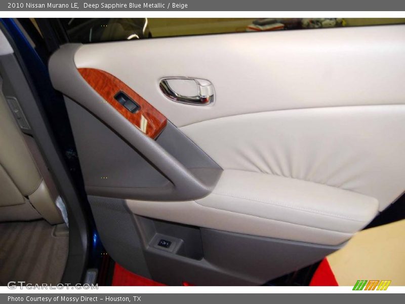 Deep Sapphire Blue Metallic / Beige 2010 Nissan Murano LE