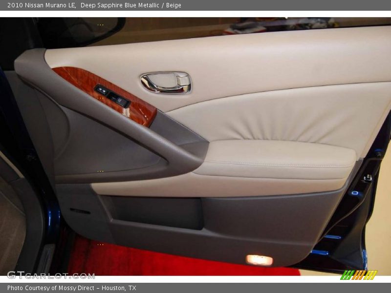 Deep Sapphire Blue Metallic / Beige 2010 Nissan Murano LE