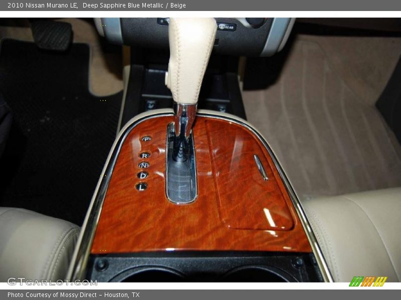 Deep Sapphire Blue Metallic / Beige 2010 Nissan Murano LE