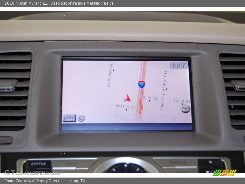 Deep Sapphire Blue Metallic / Beige 2010 Nissan Murano LE