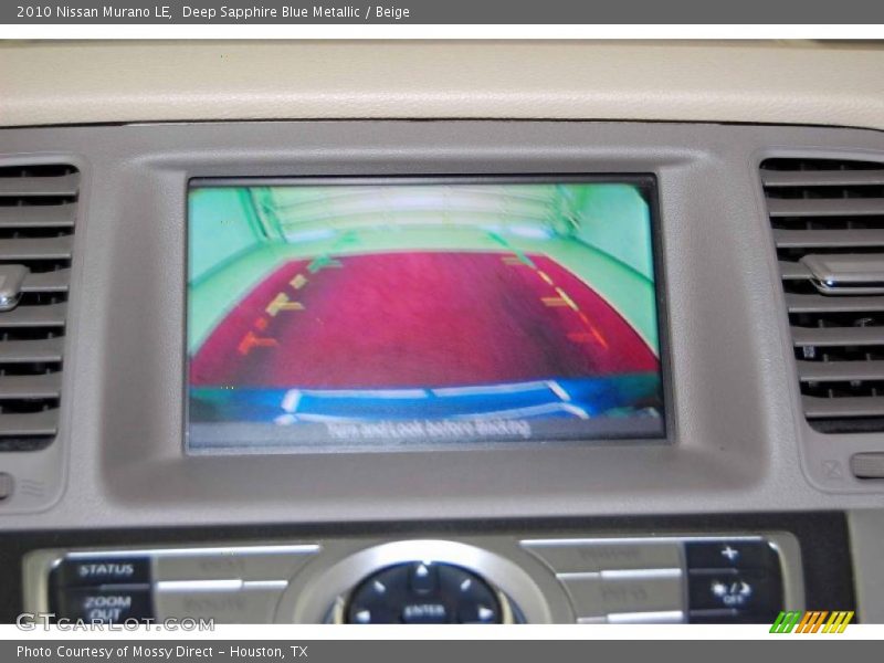 Deep Sapphire Blue Metallic / Beige 2010 Nissan Murano LE
